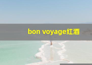 bon voyage红酒